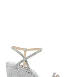 Badgley Mischka Unity Wedge Heels -Badgley Mischka shop UNITY MP6404 SILTXR 2 59669.1652901368