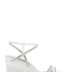 Badgley Mischka Unity Wedge Heels -Badgley Mischka shop UNITY MP6404 WHTRBN 2 69518.1652901368