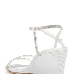 Badgley Mischka Unity Wedge Heels -Badgley Mischka shop UNITY MP6404 WHTRBN 3 72128.1652901368