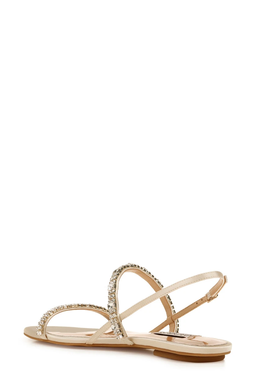 Badgley Mischka Zandra Embellished Strappy Sandal 11 Badgley Mischka Zandra Embellished Strappy Sandal - Image 9