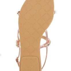 Badgley Mischka Zandra Embellished Strappy Sandal 25 Badgley Mischka Zandra Embellished Strappy Sandal -Badgley Mischka shop ZANDRA MP5406 ROSLEA 6 BOTTOM VIEW 96832 84110.1626830531