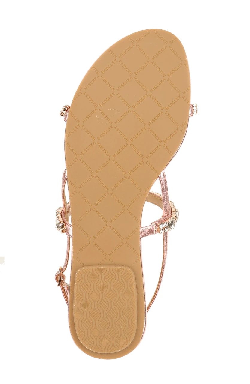 Badgley Mischka Zandra Embellished Strappy Sandal 8 Badgley Mischka Zandra Embellished Strappy Sandal - Image 6