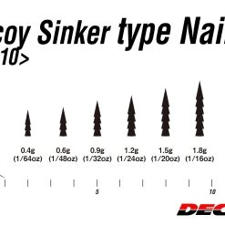 Sinker - Decoy - Sinker Type Nail DS-10 -Badgley Mischka shop ds 10 04size scaled