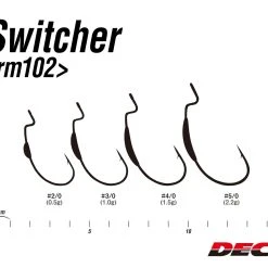 Hooks - Decoy - Switcher Worm 102 -Badgley Mischka shop hooks decoy switcher worm 102 510235