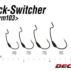 Hooks - Decoy - Worm 103 Back Switcher -Badgley Mischka shop hooks decoy worm 103 back switcher 510457