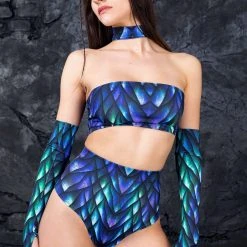Badinka Irresistibly Iridescent Tube Top