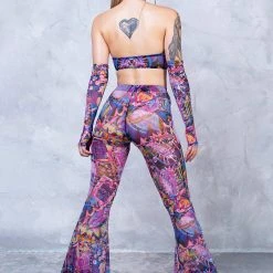 Badinka Woodstock Halter Criss Cross Mesh Top -Badgley Mischka shop il fullxfull.3975443093 7l6i