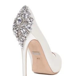 Badgley Mischka Kiara Embellished Peep-toe Pump -Badgley Mischka shop kiara01.1200.3 20437 06263.1607562787