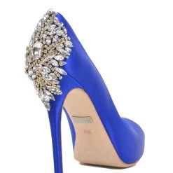Badgley Mischka Kiara Embellished Peep-toe Pump -Badgley Mischka shop kiara06.1200.3 50607 18975.1607562787