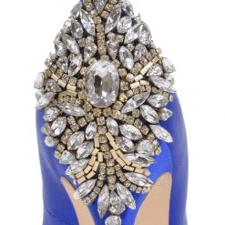 Badgley Mischka Kiara Embellished Peep-toe Pump -Badgley Mischka shop kiara06.1200.4 25981 04708.1607562787