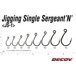 Single Hook - Decoy - JS-1 Jigging Single Sergente N 9 Single Hook - Decoy - JS-1 Jigging Single Sergente N -Badgley Mischka shop single hook decoy js1 jigging single sergente n 467359