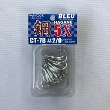 Treble Hook- Vanfook -Blue Hagan 5x - CT-78