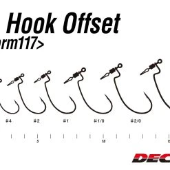 Warm Hook - Decoy - HD Hook Offset Worm 117 -Badgley Mischka shop warm hook decoy hd hook offset worm 117 827112