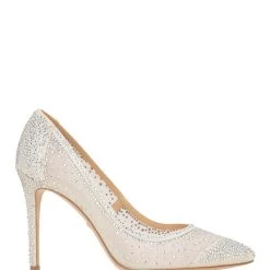 Badgley Mischka Weslee Crystal Embellished Evening Shoe -Badgley Mischka shop weslee iv.1200.2 46448 20509.1609294745